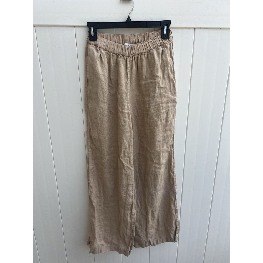 The Drop Womens linen pants size XXS Elastic Waist